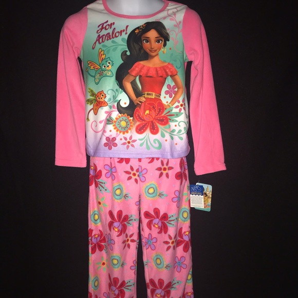 Disney Other - Disney Elena Avalor Girls Pajamas 2 Piece Size 8